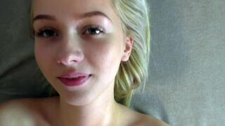 A shy girl experiences intimate moments with her boyfriend for the first time