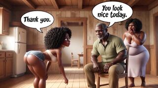 A young woman gets seduced by the mature woman for gifts