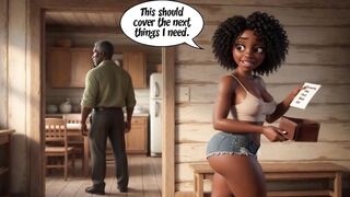 A young woman gets seduced by the mature woman for gifts