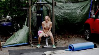 BTS - Exhibitionist, Lora Cross's Savage Outdoor Workout